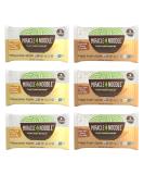 Miracle Noodle Fettuccini & Angel Hair Pasta Variety Pack - Plant Based Shirataki Noodles, Keto, Vegan, Gluten-Free, Low Carb, Paleo, Kosher, Zero Calories, Soy Free, Non-GMO - 7 oz (Pack of 6) - Buy Online on SooperMarket.com