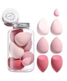 Makeup Sponge Set BS-MALL 7 Pcs Blender Sponge for Liquid, Cream, and Powder, Multi-colored Makeup Sponges Pink A-Pink - Buy Online on SooperMarket.com