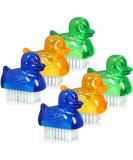 com-four 6X mini hand washing brushes in duck design - nail brush for hand and nail cleaning selection varies  - Buy Online on SooperMarket.com
