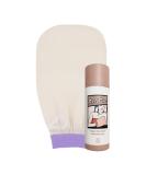 Buy Turkish 100% Raw Cocoon Silk Exfoliating Glove - Body & Face Scrub Fake Tan Remover | Feel Fine (Cream & Lilac) - International Shipping Available - Buy Online on SooperMarket.com