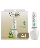 Venus Radiant Skin Seaweed & Aloe Olay Razor Moisturizer Refills 4ct - White - Buy Online on SooperMarket.com