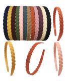 12 Fashion Hairbands with Teeth for Women 15mm Plastic Headbands for Girls and Children Model 3 - Buy Online on SooperMarket.com