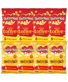 Popcorn Bundle with Butterkist Delicious Sweet & Salty Popcorn 6x12g x4 and Crunchy Toffee Popcorn 6x20g x4 (8 Pack) - Buy Online on SooperMarket.com
