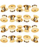 20Pcs Metal Pin Backs Locking Locking Pin Backs with Storage Case Pin Backs for Brooch Tie Hat Badge Insignia Gold - Buy Online on SooperMarket.com
