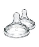 Dr. Brown's Options+ Baby Bottle Teats - Level 2 (Pack of 2) Clear 200 g DRBPLUS-WN2201 Level 2 Single - Buy Online on SooperMarket.com