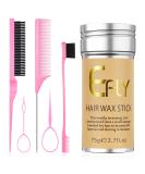 EFLY Hair Wax Stick - Non-Greasy Styling Pomade for Flyaways Edge Control & Wigs (Pack of 6 0.45 oz) - Perfect for Frizz Control & Smooth Styling - Buy Online on SooperMarket.com