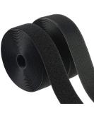 1.5'' Wide 20ft Sew On Hook Loop Tape - Water-Resistant Nylon Fabric for Curtains, Bags, & More - Buy Online on SooperMarket.com