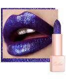 Oulac Diamond Lustre Lipstift Blue highly pigmented lip stick with fine texture and long-lasting moisturizing formula striking lip-makeup vegan (D01) Sapphire D01 Sapphire - Buy Online on SooperMarket.com