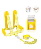 Toddler Safety Harness with Lock and Anti Lost Wrist Link, Reflective Tape Liner - Yellow Leash (6.5ft) - Buy Online on SooperMarket.com