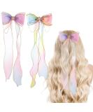 Wllhyf 2 pieces of hair loops for girls colorful band Princess pearl tasseness embroidery band girl hair clip accessories for girls children women princess wedding birthday party (purple+yellow) - Buy Online on SooperMarket.com