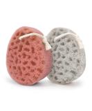 Spongentle Ultra Soft Body Loofah Sponge, Natural Colors, for Bath and Shower, Multiple Textures for Gentle Cleansing and Deep Exfoliation, Generous and Rich Lather, (Pack of 2) Body Sponge Natural Colors (2 Pieces) - Buy Online on SooperMarket.com