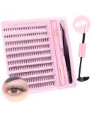 Parriparri 20D D Curl Cluster Lashes 200 Pcs Individual Reusable Soft Russian Lashes Extension Kit - Buy Online on SooperMarket.com