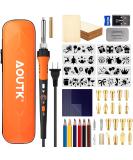 72 pcs Wood Burning Kit with Adjustable Temperature | Pyrography Pen for DIY Crafts | Wood Burner Tools Set for Adults & Beginners - Buy Online on SooperMarket.com