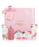 BODY & EARTH Rose Bath Spa Gift Set - 5 Piece Box for Women | Pamper & Relax with Soap, Shower Gel, Body Butter, and Lotion | Ideal Birthday & Christmas Gifts for Her - Buy Online on SooperMarket.com