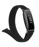 Soft Nylon Bands for Fitbit Inspire 2/Inspire HR - Adjustable Replacement Strap (Black) - Buy Online on SooperMarket.com