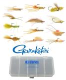 DiscountFlies Bonefish & Permit Saltwater Fly Fishing Kit - 12 Realistic Flies with Fly Box | Strong Sharp Hooks - Bonefish Fly Fishing Flies Collection (12 Pack) - Buy Online on SooperMarket.com