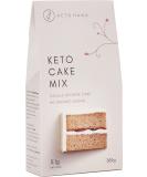 Keto Hana Healthy Keto Diet Vanilla Sponge Cake Baking Mix Without Any Refined Sugars or Flour - Only 3.1g Net Carbs Per Serving - Buy Online on SooperMarket.com