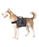 OneTigris Hoppy Camper 2.0 Dog Backpack for M/L Size Dogs - Tear-Resistant Camping & Hiking Pack (Large Black) - Buy Online on SooperMarket.com