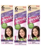 BIGEN SPEEDY CONDITIONING COLOR (#6 Medium Brown) Pack of 3 + Free Tint Brush - Buy Online on SooperMarket.com
