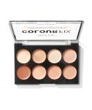 Technic Colour Fix Cream Foundation Contour Makeup Palette - 8 Highly Pigmented Creamy Shades To Conceal Contour Shape & Define Your Features. The Matte Fomulation Blends Well with Colour Options for All Skin Tones For Long Lasting Professional Coverage.  - Buy Online on SooperMarket.com