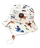 XYIYI Kids Bucket Hat Adjustable Sun Hats Breathable Beach Hat for Boys Girls 1-2 Years Lion - Buy Online on SooperMarket.com