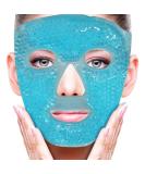 Cold Face Eye Mask Ice Pack Reduce Face Puff,Dark Circles,Gel Beads Hot Heat Cold Compress Pack,Face SPA for Woman Sleeping, Pressure, Headaches, Skin CareBlue - Buy Online on SooperMarket.com