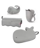 Skip Hop Moby Baby Bath Essential Set - Grey 4 Piece Set - Buy Online on SooperMarket.com