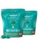 Method Beach Sage Laundry Detergent Packs - 84 Packs, Hypoallergenic & Plant-Based Stain Remover, Works in Hot & Cold Water - Pack of 2 - Buy Online on SooperMarket.com