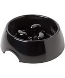 Rosewood Anti scoff Slow Feeder Melamine Dog Bowl Black large - Buy Online on SooperMarket.com