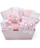 Newborn Baby Girl Essentials Gift Set in Pink Keepsake Box - Perfect Baby Gifts for Girls - Buy Online on SooperMarket.com