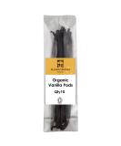 Manor Springs Organic Madagascan Vanilla Pods - 10 Pods | Premium Quality - Buy Online on SooperMarket.com