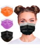 3-Ply Black Disposable Face Mask (50pcs) - Made in USA - Elastic Ear Loop | Non-Woven Polypropylene | Blocks Dust & Air Pollution - For Business and Personal Care - Buy Online on SooperMarket.com