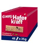 Oat Bar Corny Haferkraft Cranberry-Pumpkin Seed | Whole Grain Vegan Snack | 48x35g | International Shipping - Buy Online on SooperMarket.com