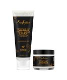 SheaMoisture African Black Soap Scrub & Lotion Cleanser & Scrub and Lotion Duo Blemish Prone Skin Clarifying 2 Count - Buy Online on SooperMarket.com