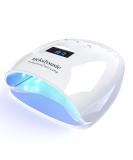 MelodySusie 54W UV LED Nail Lamp for Gel Nail Polish - 3 Timer Settings, LCD Display, Automatic Sensor | Nail Dryer with Detachable Tray & Tools - Buy Online on SooperMarket.com
