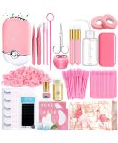 Professional Lash Extension Kit - USB Eyelash Fan Strong Glue 0.07D Curl 8-15mm Sizes - Perfect for Beginners | Pink B - Buy Online on SooperMarket.com