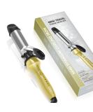 1 1/4 Inch Mini Travel Curling Iron - Dual Voltage 3 Temperatures Rapid Heating Titanium Wand - Buy Online on SooperMarket.com
