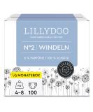 LILLYDOO Skin-Friendly Size 2 Diapers (4-8 kg) | Eco-Friendly Half-Month Box of 100 Diapers | International Shipping Available - Buy Online on SooperMarket.com