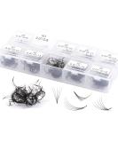 Obeyalash 1000Pcs Loose Premade 4D Eyelash Extensions - 0.07mm C Curl Handmade Lash Fans 8-15mm | Shop Now for International Shipping - Buy Online on SooperMarket.com