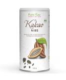 Organic Raw Vegan Kocao Nibs | Sugar-Free Noble Cocoa Chunks - 250g Theobroma Cacao by Pureeraw - Buy Online on SooperMarket.com