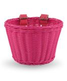 EIRONA Pink Bicycle Basket for Kids (12-16) | Balance Bike Tricycle & Scooter | DIY Sticker Included - Buy Online on SooperMarket.com