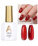 AILLSA Red Cat Eye Gel Polish - Burgundy Glitter & Crystal UV Nail Polish Holographic Reflective Color for DIY Nail Art (0.5 OZ - Buy Online on SooperMarket.com