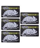 Pssopp 5pcs UV Rapid Test Cards - UVB Sensor for Reptile Heating Lamps | Photochromic UVB Card Display - Worldwide Shipping - Buy Online on SooperMarket.com