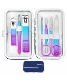 Premium Manicure Set for Men & Women - Travel Nail Grooming Kit with Rainbow Case - Perfect Gift for Family & Friends - Buy Online on SooperMarket.com