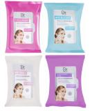 Face Wipes Variety Pack | 120 Micellar Wipes for Makeup Removal & Facial Cleansing | Includes 30 Collagen Retinol & Hyaluronic Acid Wipes - Buy Online on SooperMarket.com