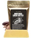 Raw Pure Unrefined Cocoa Butter 8oz - Ideal for DIY Body Butters, Soaps, Lotions & Lip Balm - Great for Stretch Marks & Acne Spots - Hard/Solid Texture - Natural Cacao Scent - Buy Online on SooperMarket.com