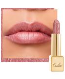 Oulac lipstick metallic gloss finish no granular feeling lipstick with long -lasting moisturizing and waterproof vegan 4.3g (13) baby angel metallic baby pink - Buy Online on SooperMarket.com