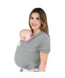 KeaBabies Baby Wrap Carrier - All in 1 Original Breathable Baby Sling, Lightweight,Hands Free Baby Carrier Sling, Baby Carrier Wrap, Baby Carriers for Newborn,Infant, Baby Wraps Carrier (Classic Gray) - Buy Online on SooperMarket.com
