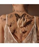 Realistic Black Butterfly Temporary Tattoo Stickers - Waterproof Fake Tattoos for Women | Party Favors & Themed Decor - Buy Online on SooperMarket.com