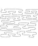 Quilting Creations Pond Ripples Quilt Stencil - Create Beautiful Water-inspired Designs - Buy Online on SooperMarket.com
